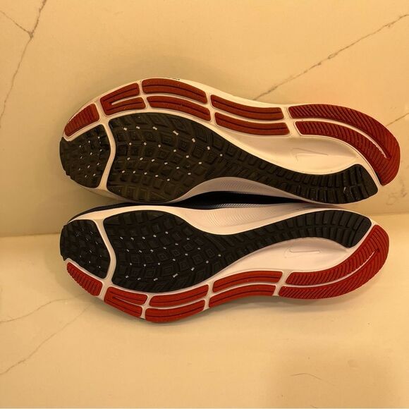 Nike Air Zoom Navy and Orange Running Shoes NWOT - Picture 9 of 11